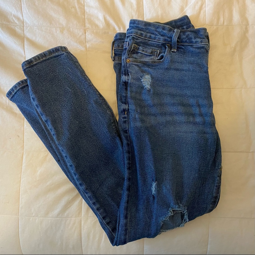 Old Navy Mid-Rise Rockstar Super Skinny Jeans
